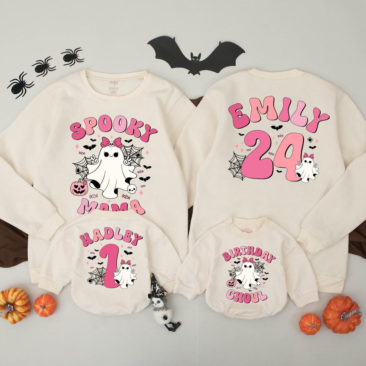 Custom Birthday Halloween Outfit Spooky Birthday Shirt Ghost Birthday Halloween Party Shirt Personal 435