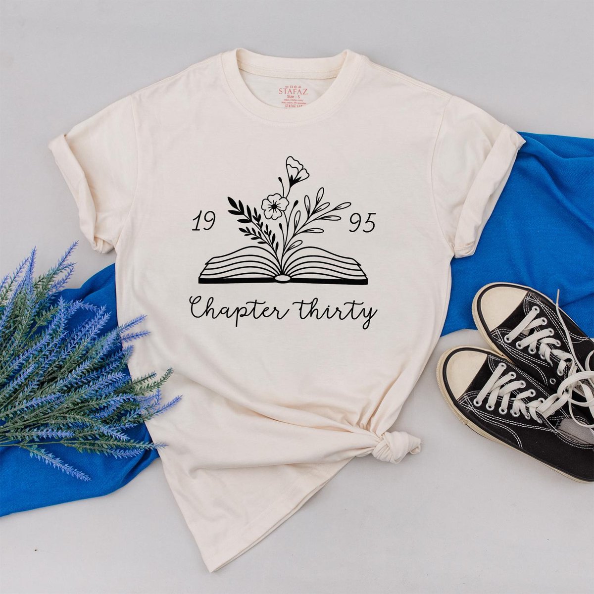 Custom Chapter Thirty Birthday Shirt 30th Birthday Gift for Women Personalized Birthday T Shirt Flor 430