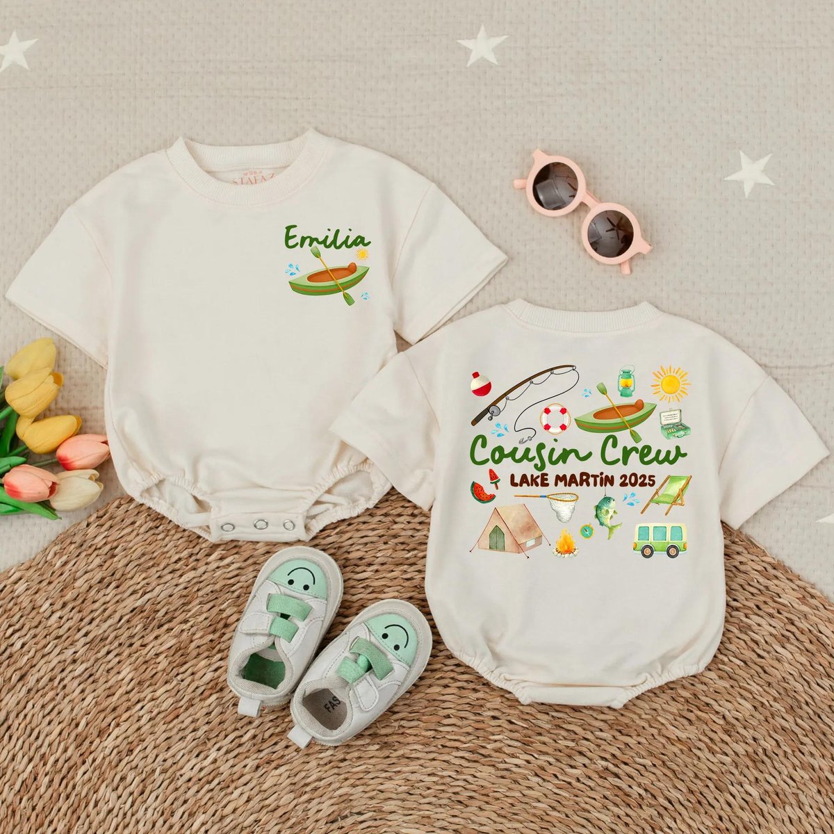 Custom Cousin Crew Lake Trip Shirt Lake Vacation Baby Tee Matching Cousins 2025 Cousin Vacation Shir