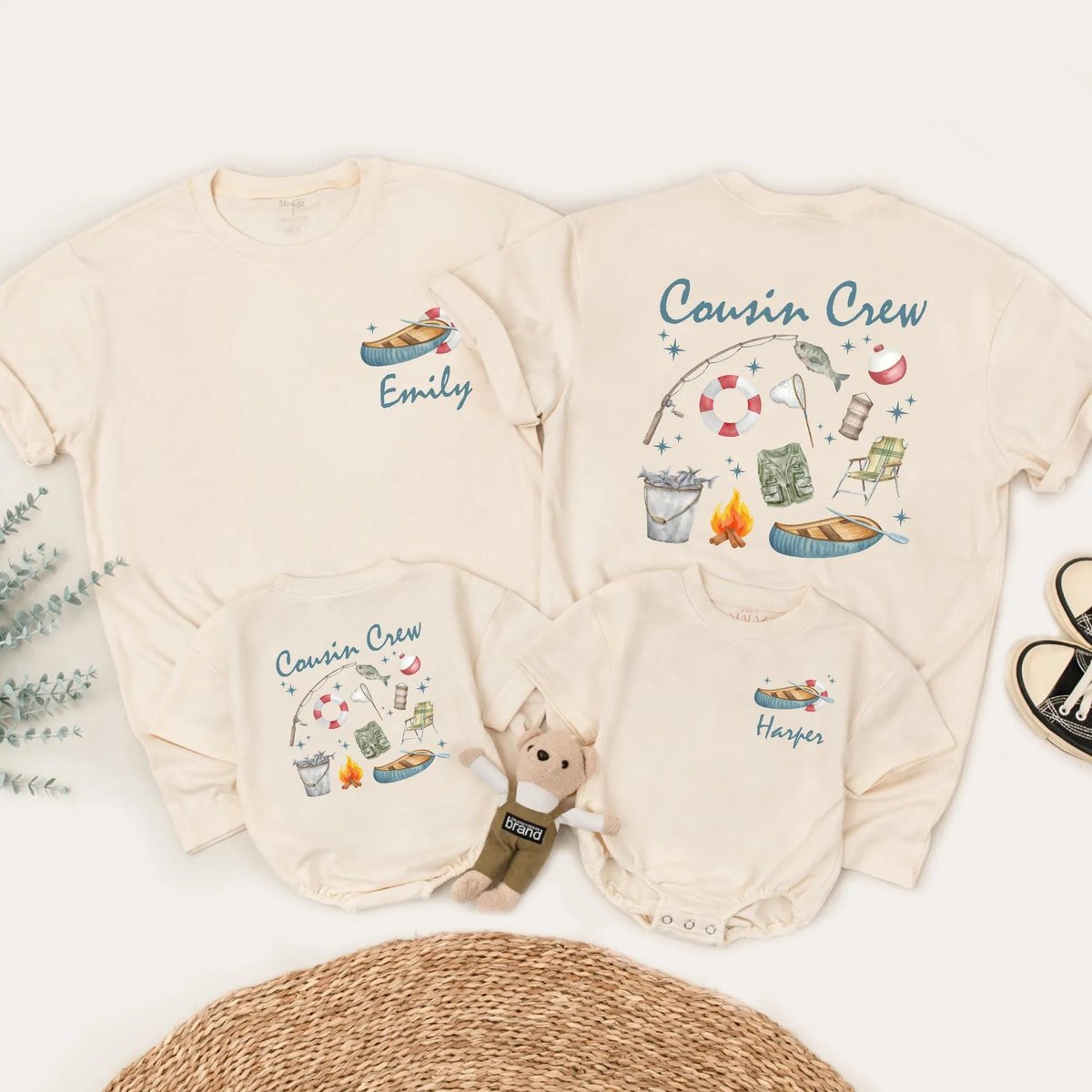 Custom Cousin Crew Lake Vacation Shirts Family Lake Trip Outfit Summer Trip Tee Lake Crew Personaliz 431