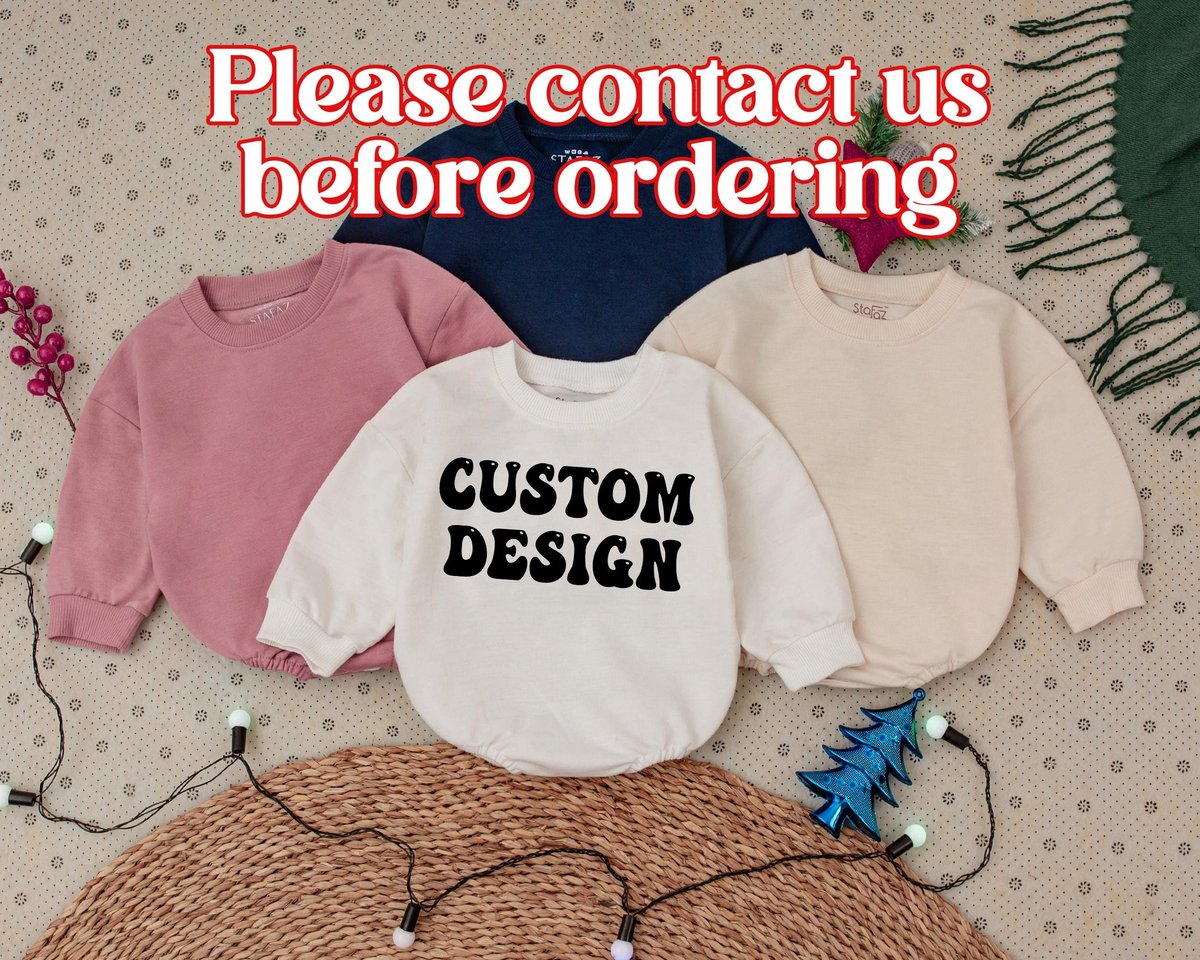 Custom Design Christmas Girly Bow Romper Baby Girl Clothes Toddler SweatshirtBaby Bodysuit Baby Show