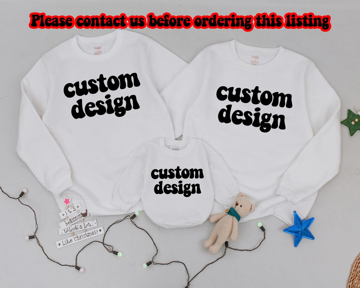 Custom Design Personalized Sweatshirt Mama and Mini Sweatshirt Mommy and Me Sweater Mom and Baby Out 180