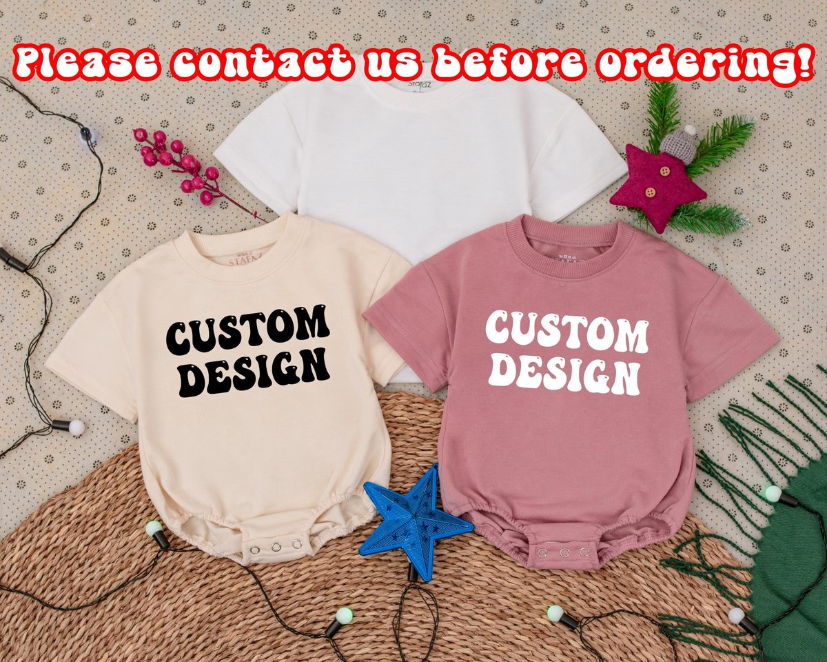 Custom Design Short Sleeve Bubble Romper Christmas Girly Bow Baby Girl Clothes Toddler SweatshirtBod
