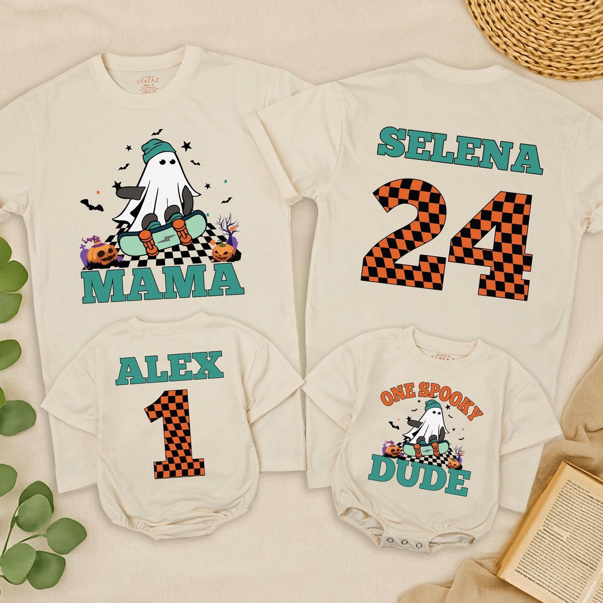 Custom Mama and Mini T shirt Halloween 1st Birthday Shirt Spooky One Matching Family First Birthday 434