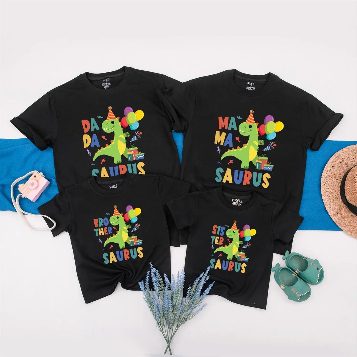 Custom Matching Dinosaur Family Birthday Shirts Funny Dinosaur Family Outfit Dino Birthday Party Clo 432