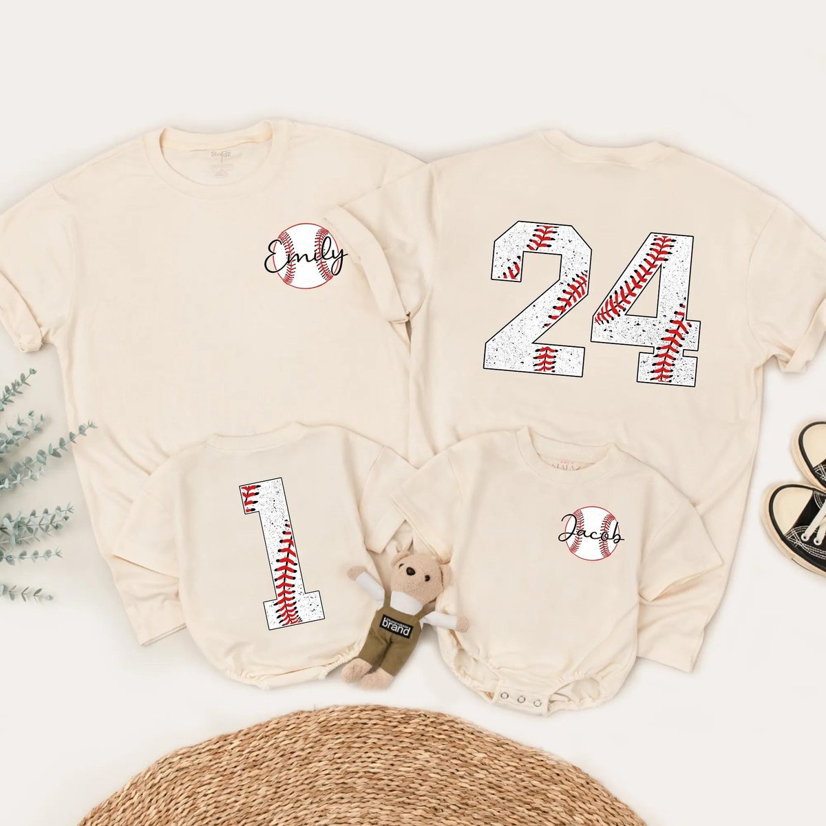 Custom Name Baseball Family Matching Shirt Personalized Baseball Birthday Custom Age Baseball Shirt 430