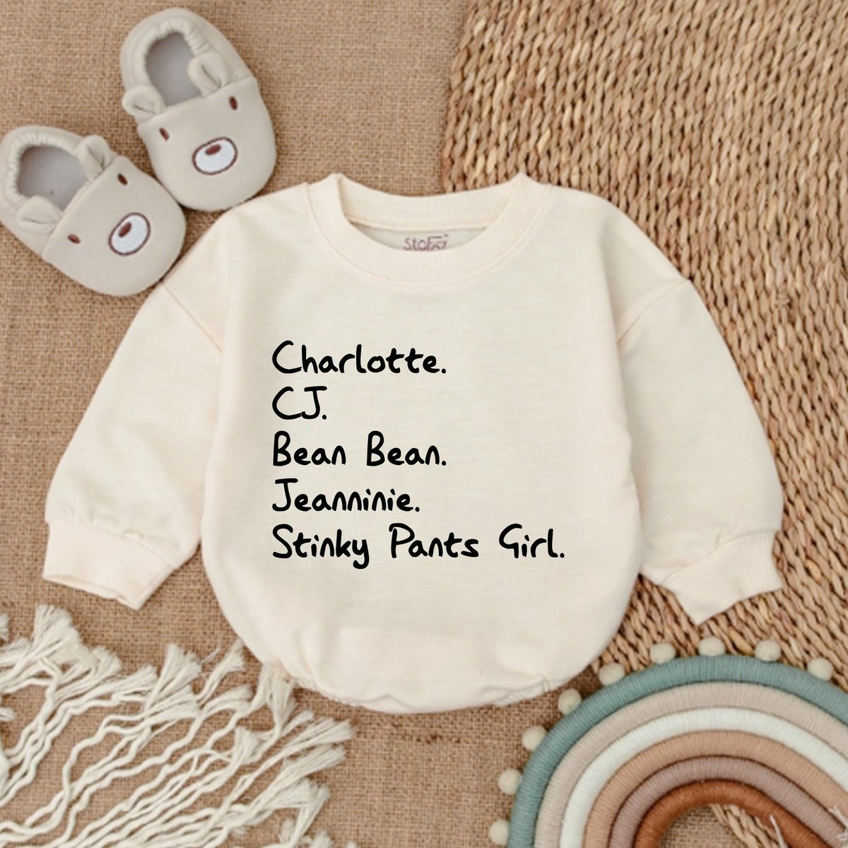 Custom Nickname Bubble Romper Personalized Newborn Outfit Baby Outfit Bubble Romper Baby Clothes