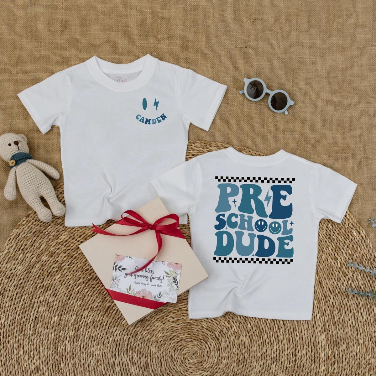 Custom Pre School Dude Toddler T shirt Back to School Shirt For Boys First Day Of School Outfit Boys 435