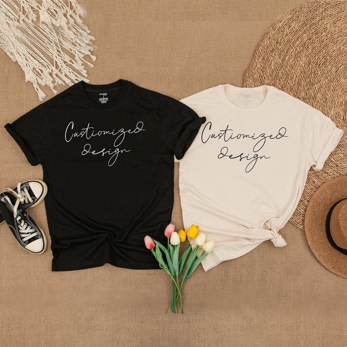 Custom T Shirt Personalized Team Tee Summer Women Wear Mom Shirt Pocket Design Tee Mother's Day Shi