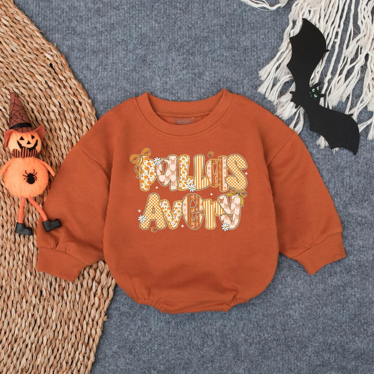 Customized Pumpkin Season Baby Girl Bubble Romper Fall Thanksgiving Outfit Infant Autumn Clothes Fir 434