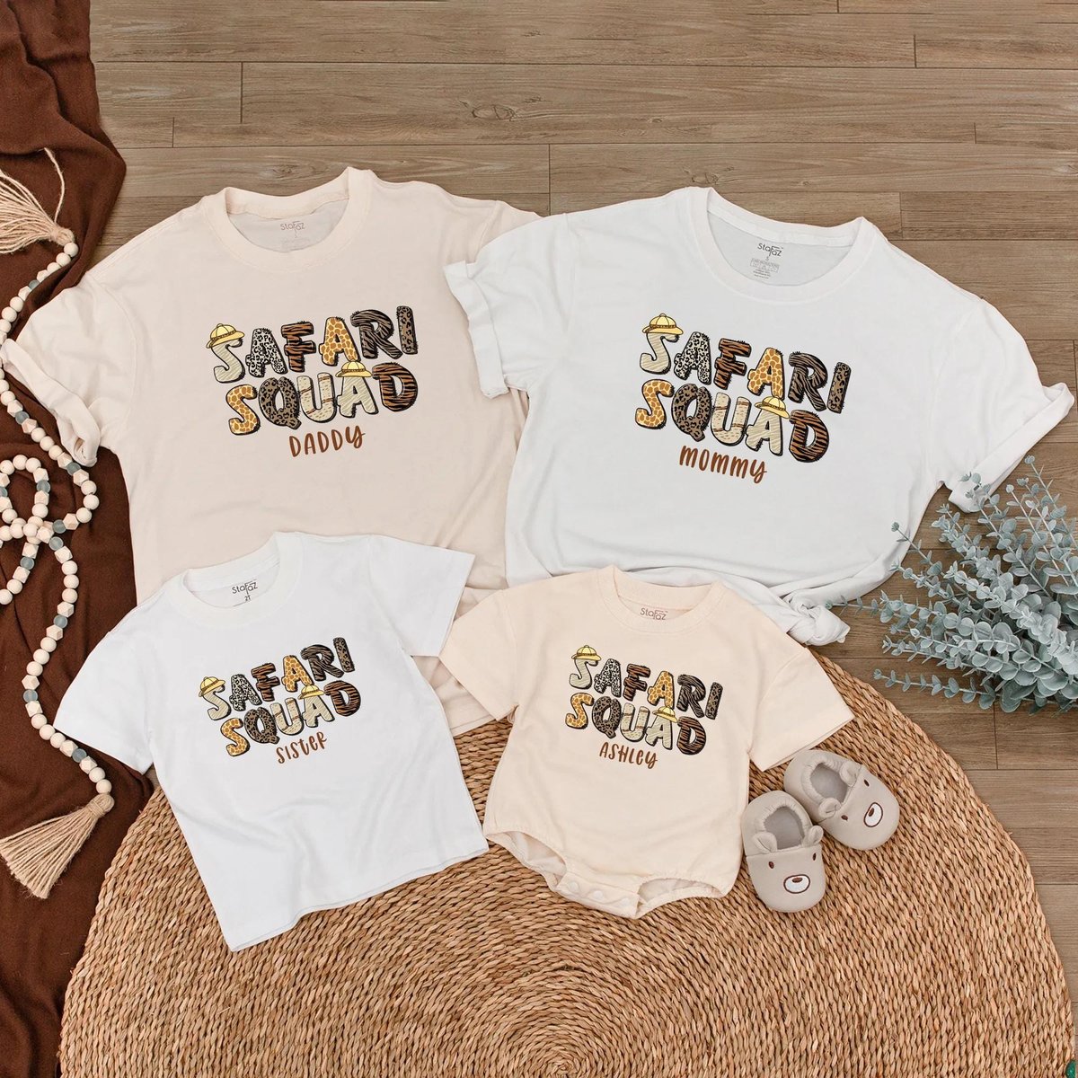 Customized Safari Squad Shirt Safari Trip Shirt Safari Birthday Trip Tee Family Vacation Shirts Afri