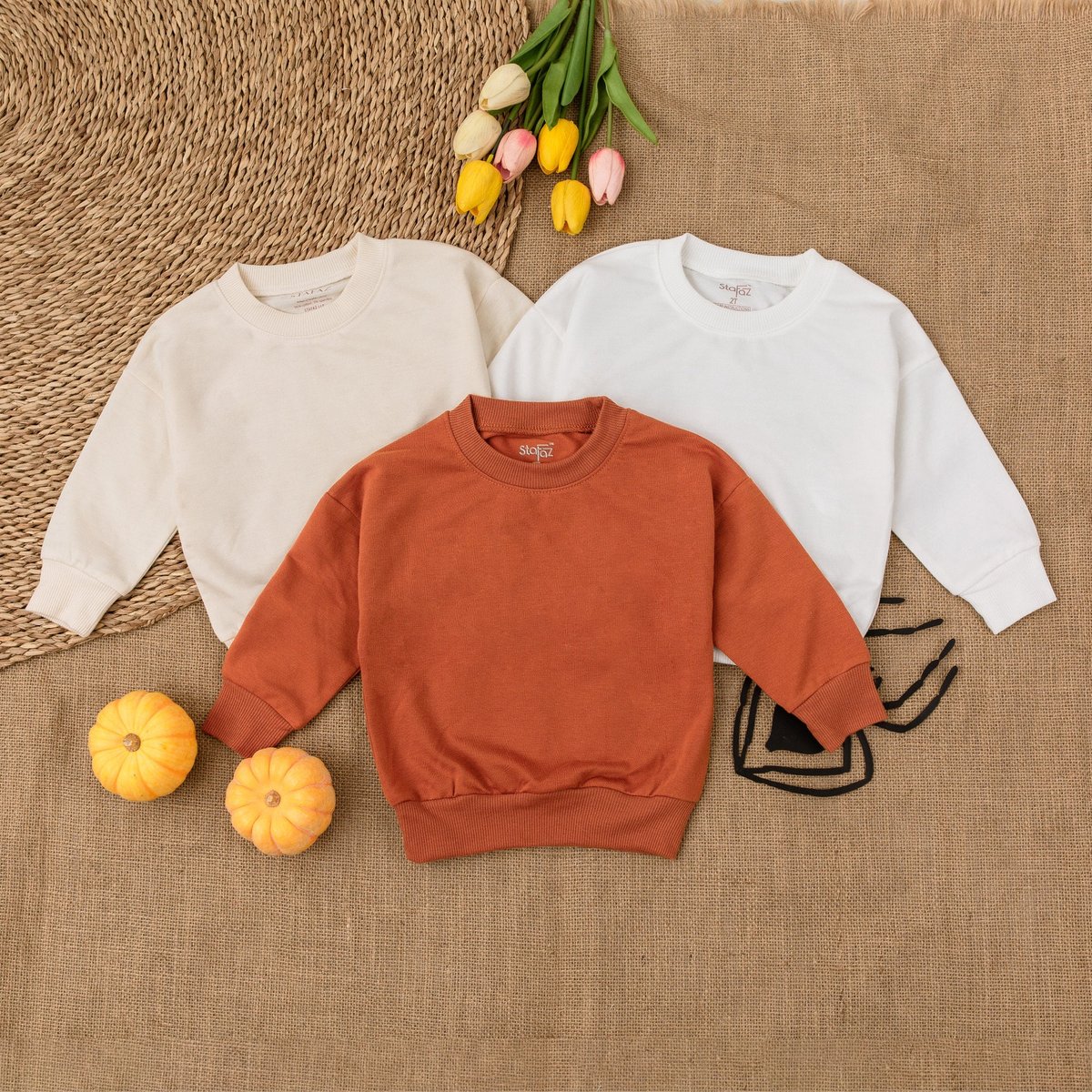 Customized Toddler Sweatshirt Toddler Thanksgiving Clothes Fall Outfit Autumn Kid Sweatshirt 179