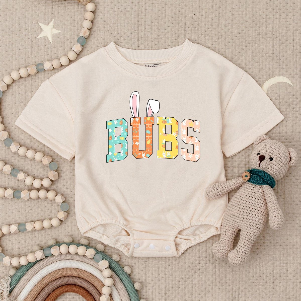 Cute Boy Bubs Easter Bubble Romper Baby Boy Easter Clothes Easter Bodysuit Baby Shower Gift 1st East