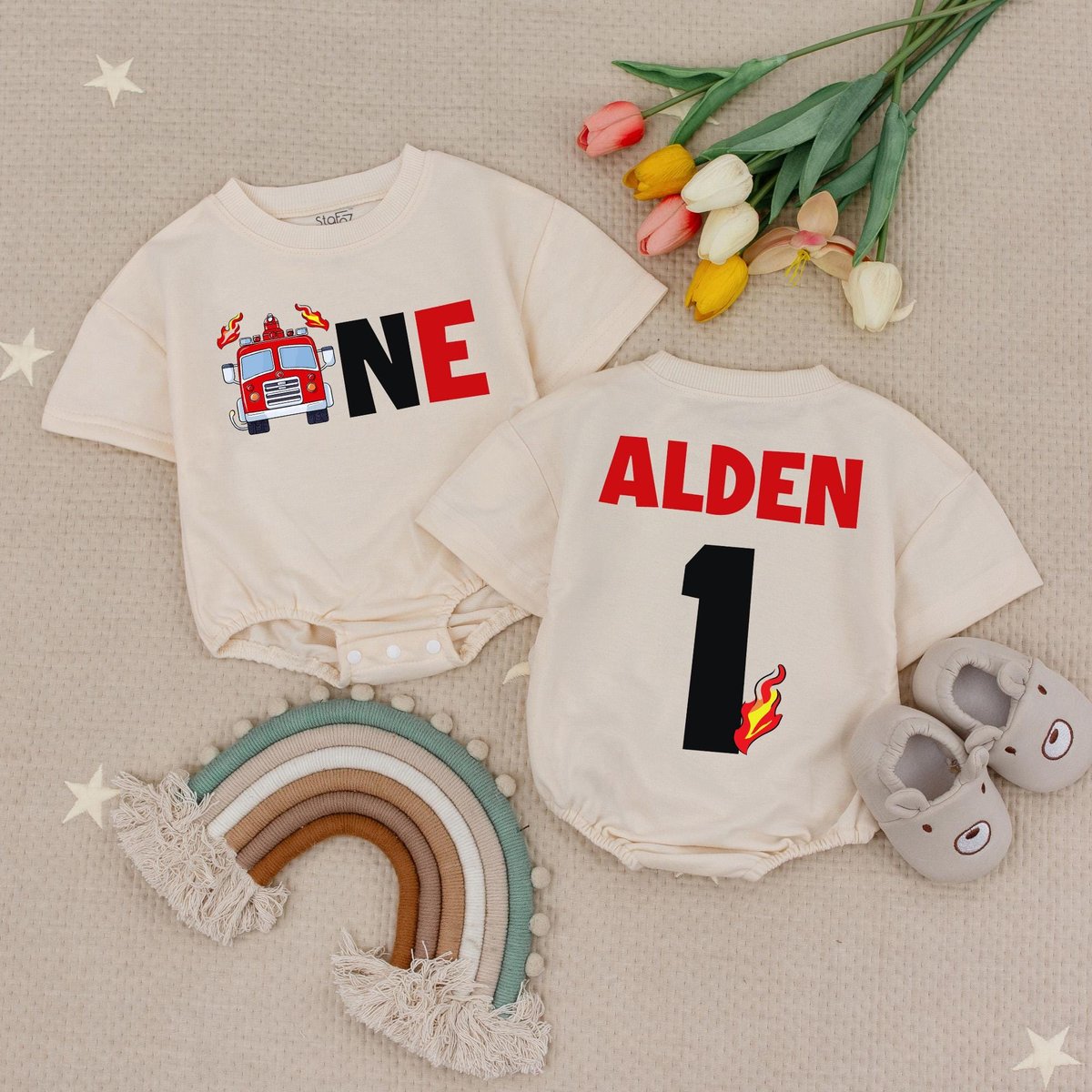 Cute Firefighter Baby Outfit Cute Fire Fighter Baby Gift Pregnancy Surprise Ideas Fire Truck Babysui