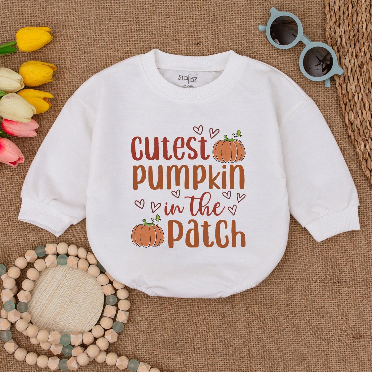 Cutest Pumpkin In The Patch Romper Thanksgiving Bodysuit Thanksgiving Baby Clothes Fall Baby Outfit 173