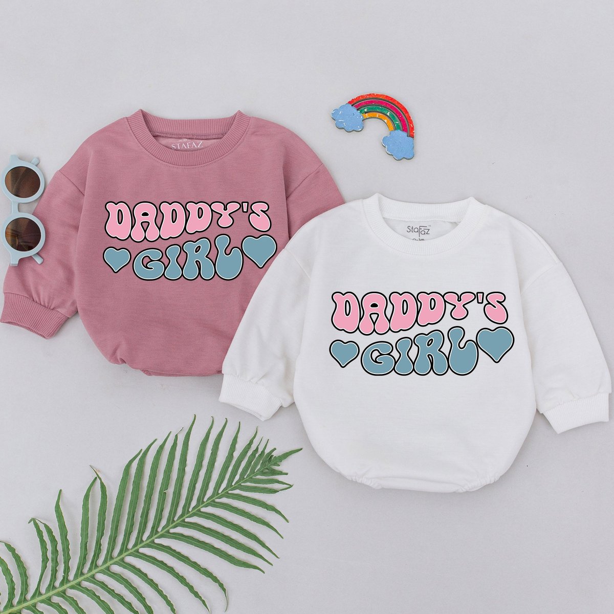 Daddy's Girl Baby Romper Daddy's Girl Romper Daddy Baby Outfits 1st Father's Day Gift For Daughte