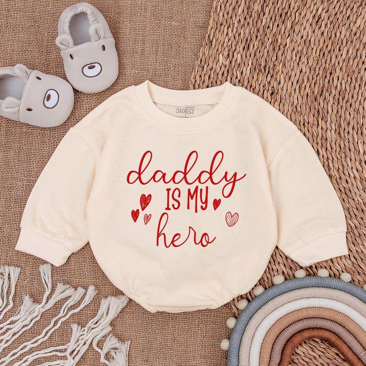 Daddy's Girl Bodysuit Daddy's My Hero Romper Father's Day Outfit Father's Day Outfit Baby Romper