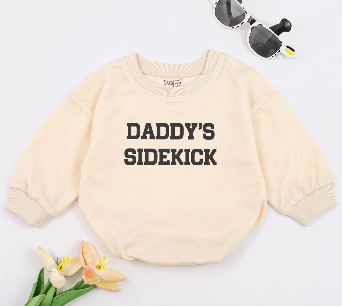 Daddy's Sidekick Bubble Baby Romper Baby Boy Clothes Outfit Dad Son Baby Clothes Gift For Dad New B 169