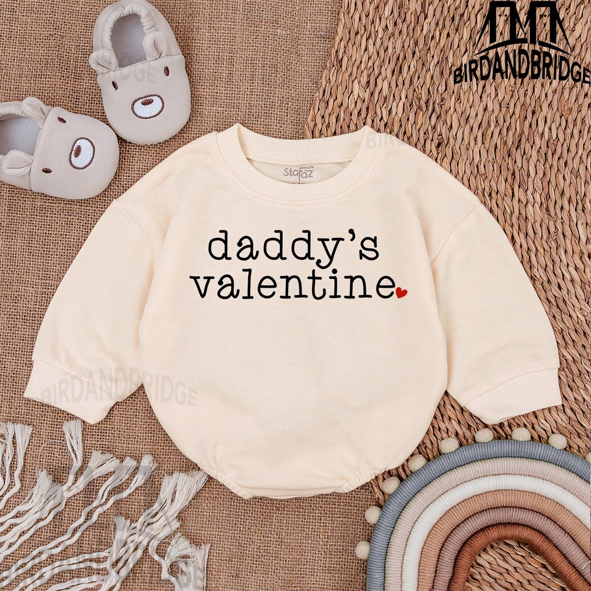 Daddy's Valentine Bubble Romper Baby Clothes Valentine For Baby Baby Romper Baby bodysuit New