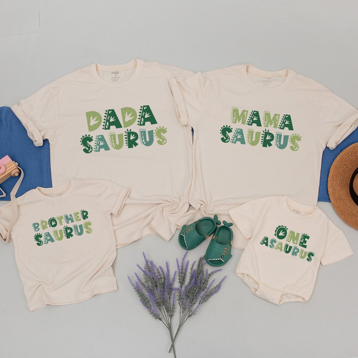 Dinosaur Matching Birthday Shirts One A Saurus Birthday Tee Dinosaur 1st Birthday Outfit First Birth 171