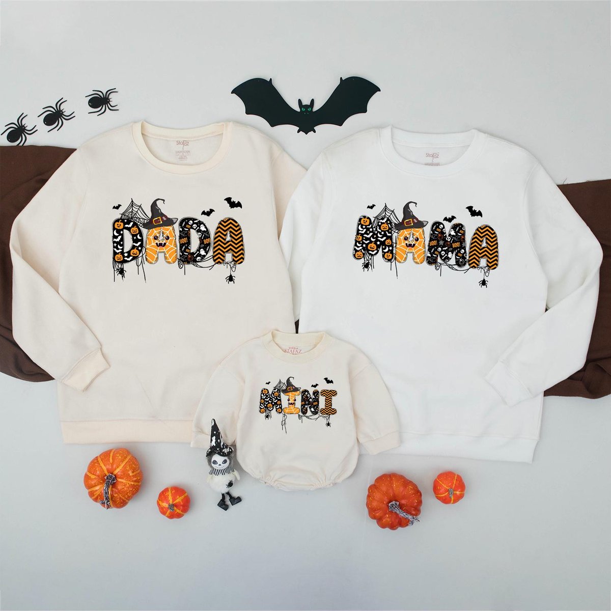 Family Halloween Matching Sweatshirts Spooky Family Outfits Custom Halloween Shirt Pumpkin Season Fa 435