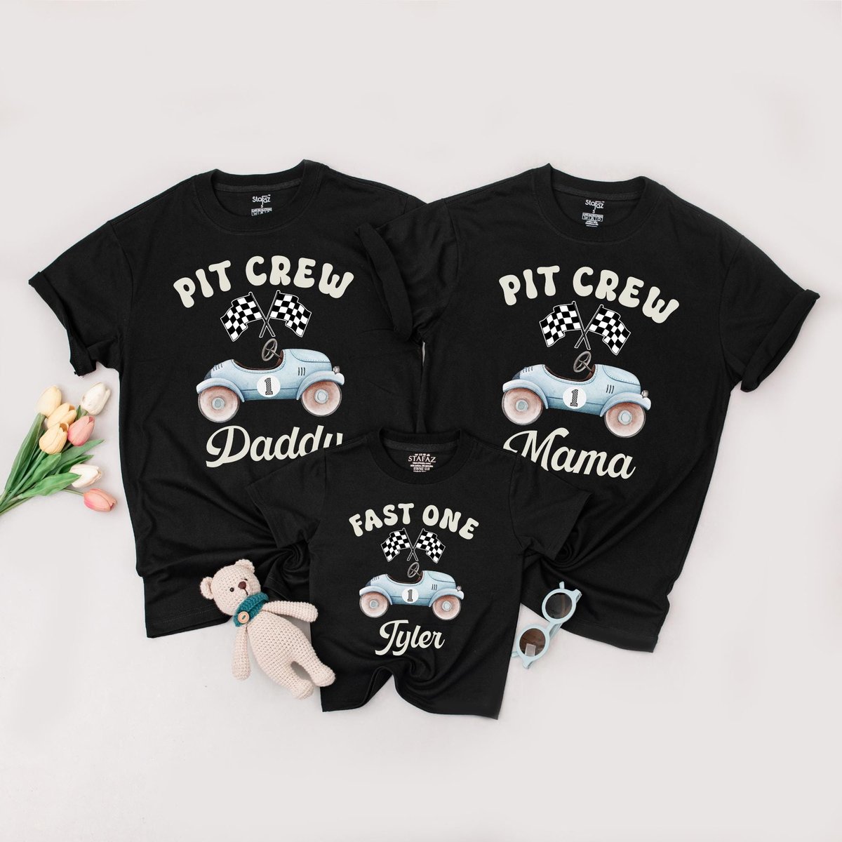 Fast One Family Matching Birthday Shirt Fast 1 Birthday T shirt Race Car Theme Birthday Party 1st Bi 435