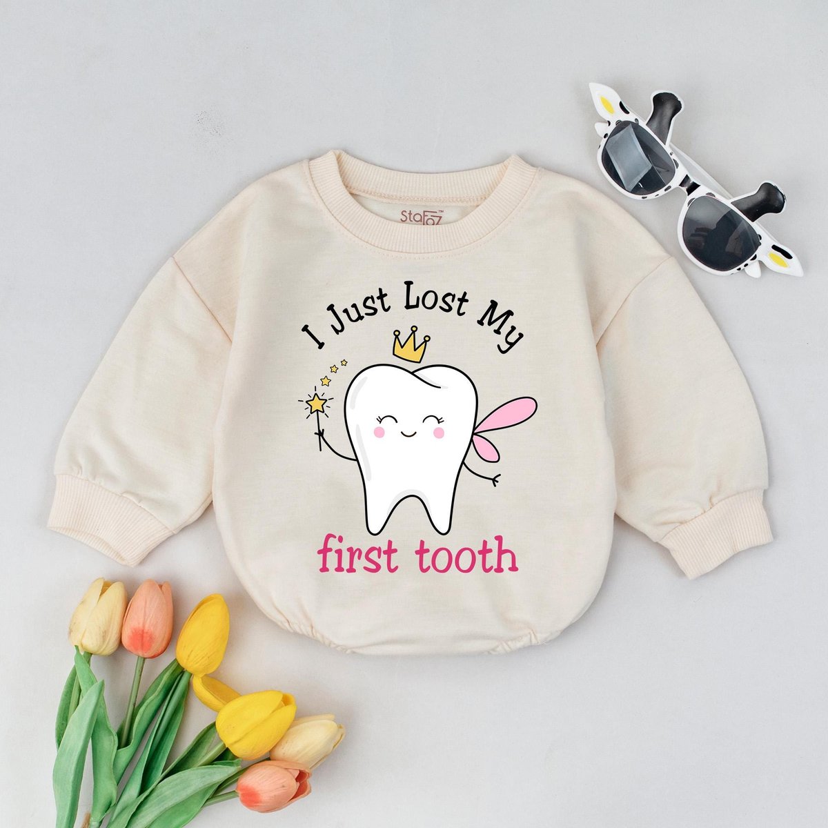 First Lost Tooth Shirt Tooth Fairy Gift for Kids Girl First Tooth Outfit Milestone Tooth Shirt Tooth 429