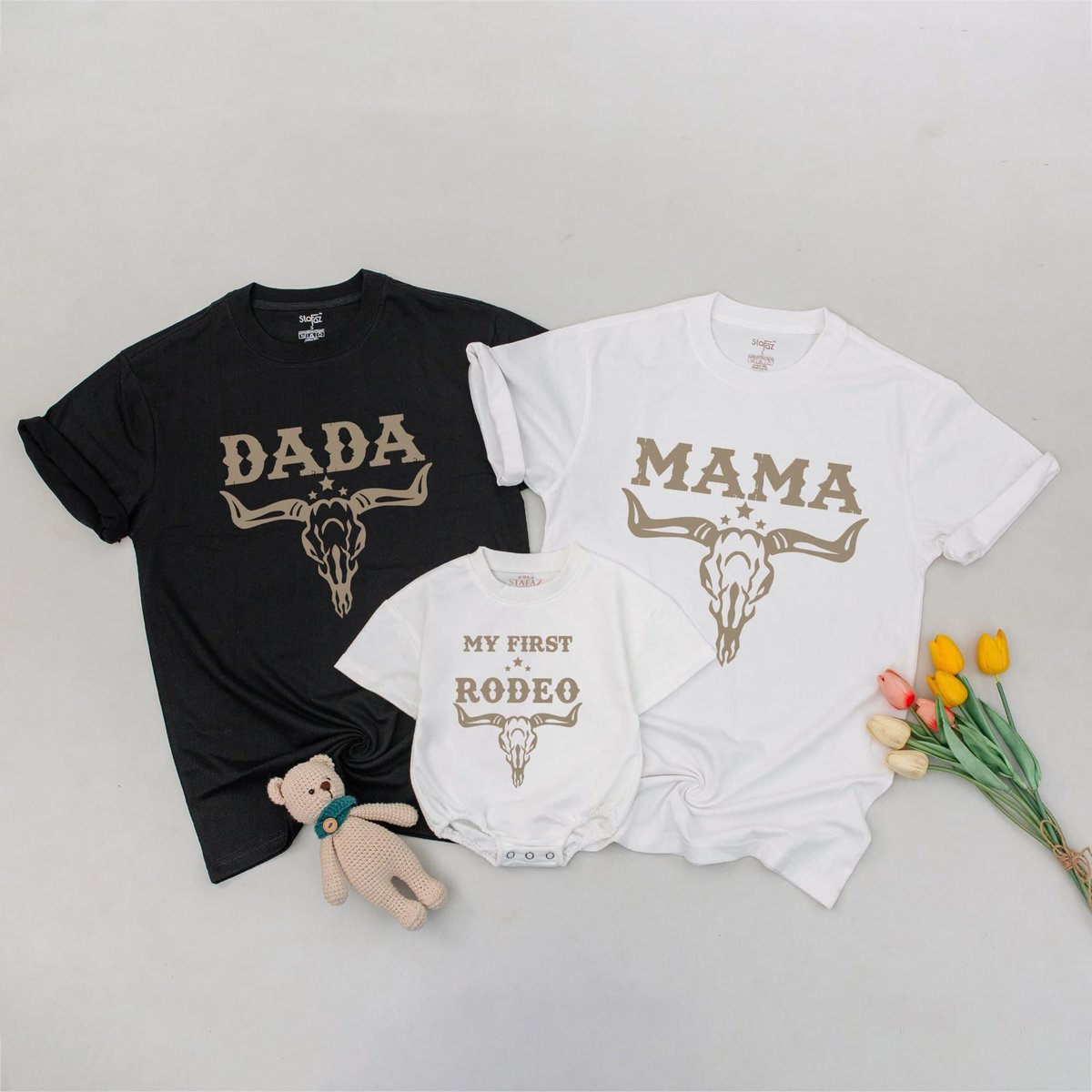 First Rodeo Family Birthday Matching T shirt Wild West Western Cowboy Outfits 1st Birthday Outfit 1s 183