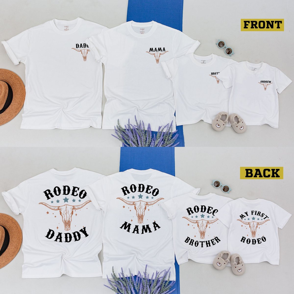 First Rodeo Family Birthday Shirts Rodeo Birthday Boy Tee Rodeo 1st Birthday Outfit Boy Matching Mom 172