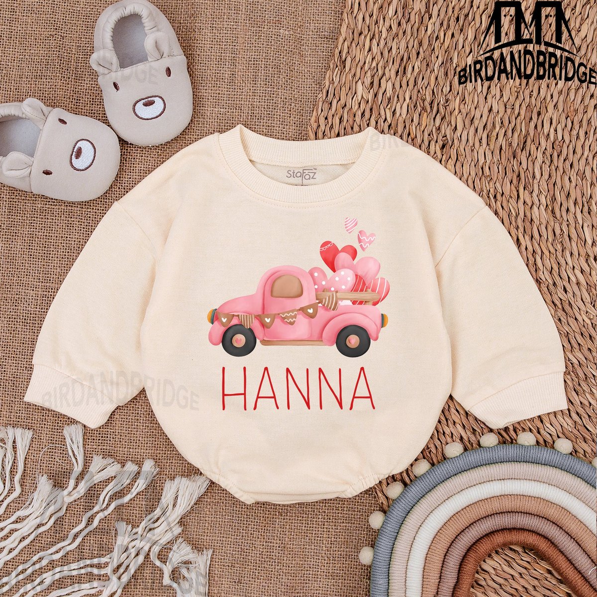 First Valentines Day Bubble Romper Baby Girl Clothes  Valentine For Baby Baby Romper Baby bodysu