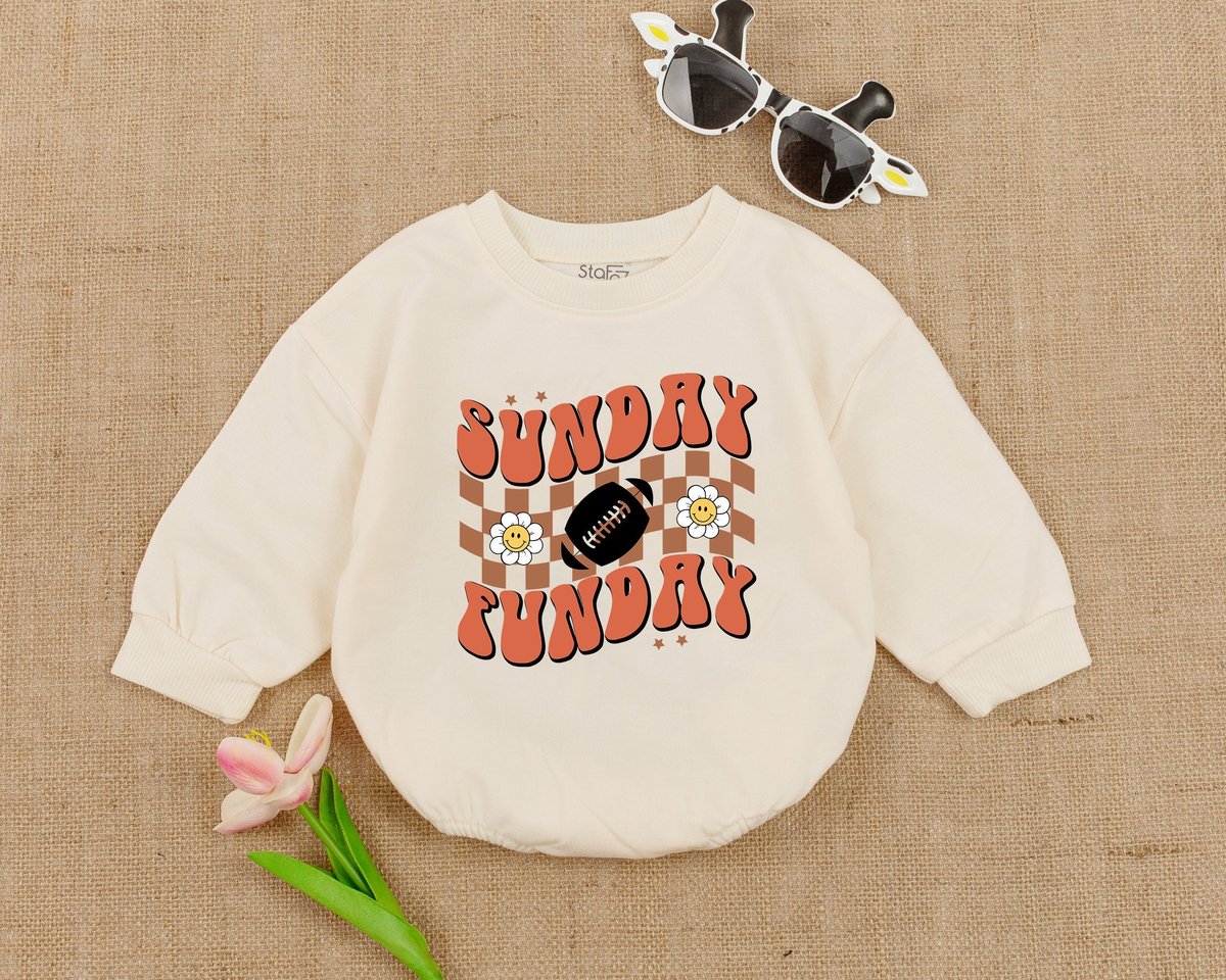 Football Baby Romper Game Day Baby Game Day Vibes Football Baby Shower Football Fan Daddy's Girl Fo
