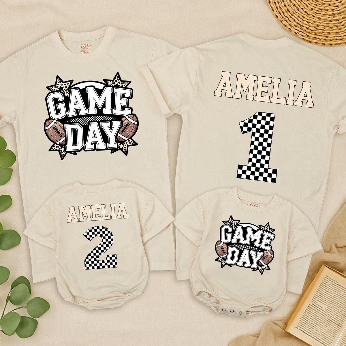 Football Shirt Football Game Day Baby romper Football Season Shirt Custom Game Day toddler Tee Footb 435