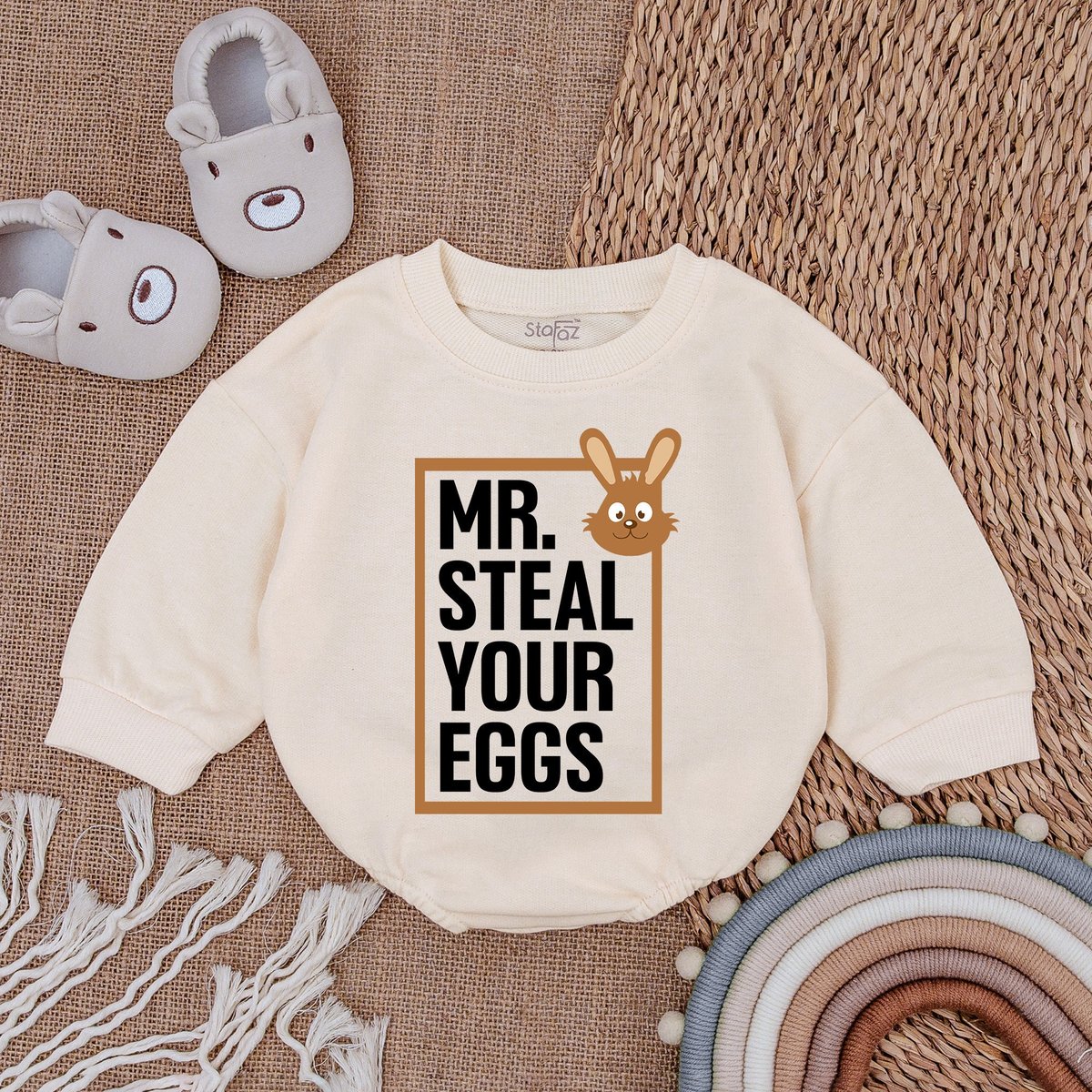 Funny Easter Baby Clothes  Easter Day Baby Outfit Sweatshirt Bubble Romper Baby Clothes Baby Rom