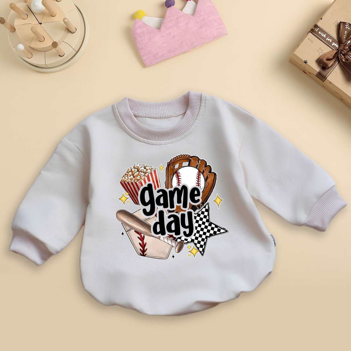 Game Day Baseball Baby Romper Baseball Season Baby Bodysuit Gameday Season Baby Outfit Baby Boy Outf 435