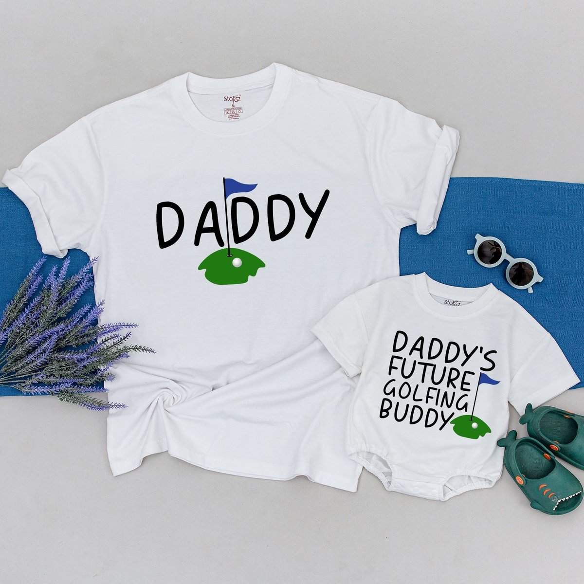 Golf Birthday Shirt 1st Birthday Outfit Hole in One Birthday Party Matching Family Mommy and Me Shir 170