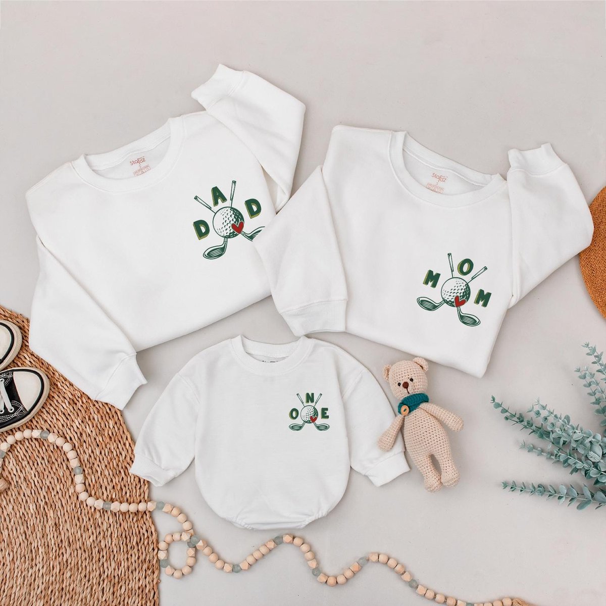 Golf First Birthday Sweatshirt Hole in One Birthday Shirt First Birthday Golf Shirt Golf Theme Party 184