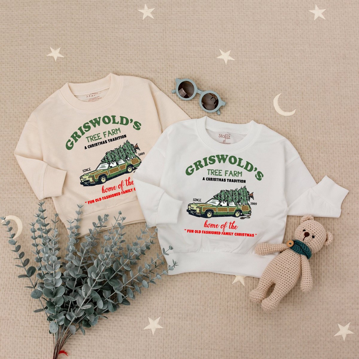 Griswolds Tree Farm Kids Sweatshirt Christmas Baby Toddler Sweatshirt Christmas Santa Toddler shirt