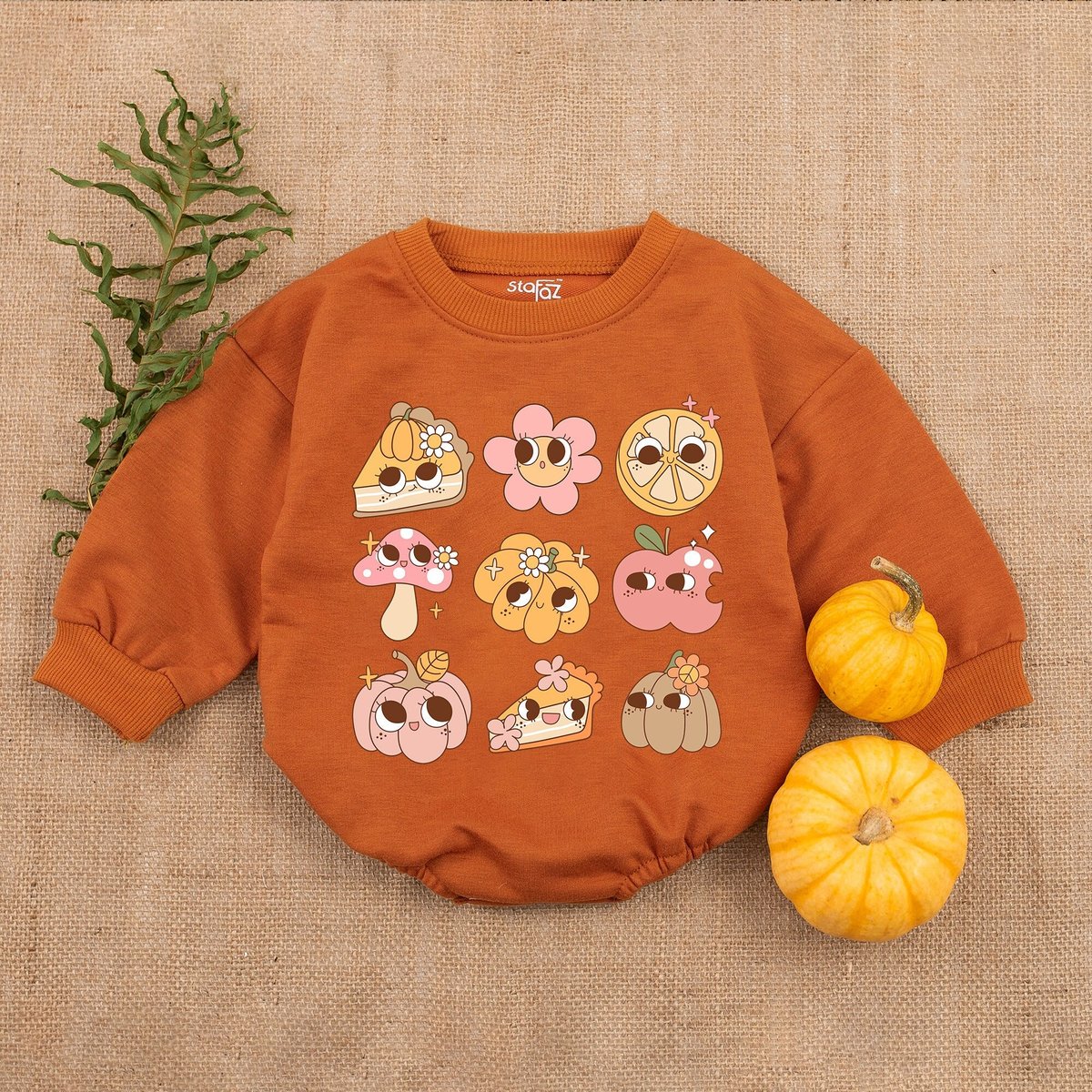Groovy Pumpkin Baby Girl Outfit My First Thanksgiving Baby Clothes Bubble Baby Romper Girl Clothes
