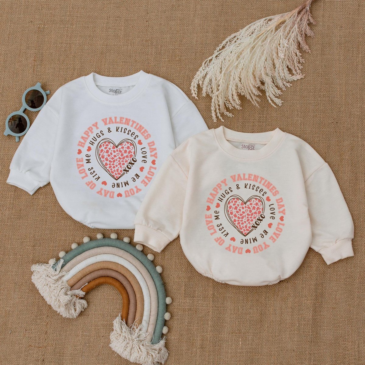 Happy Valentine Day Baby Romper First valentine Valentine Kids Baby gift Bubble Romper Romper kid Ba 165