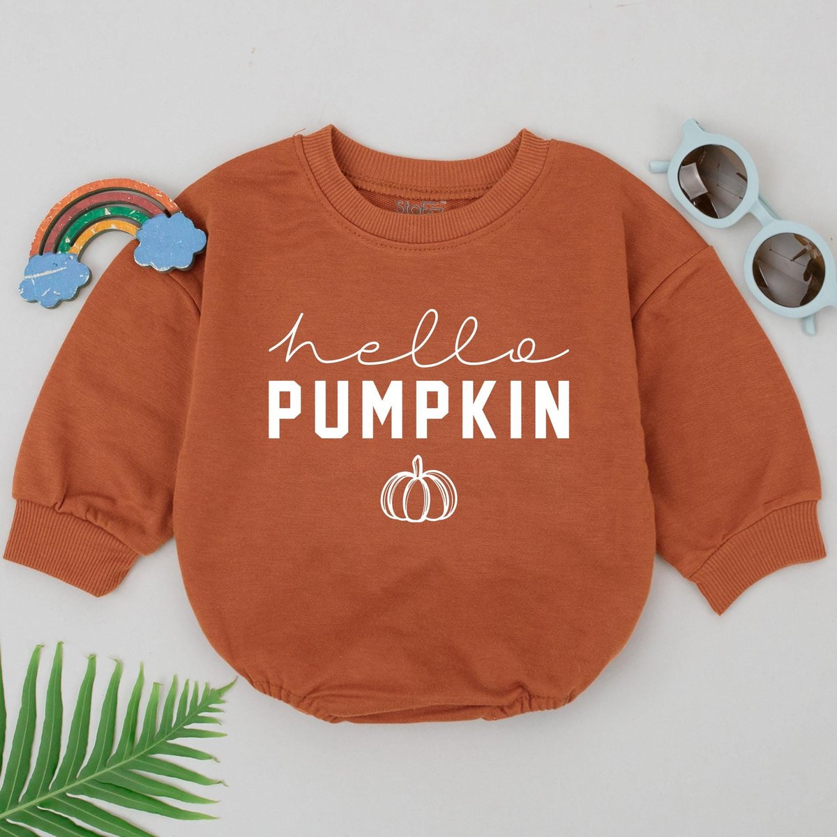 Hello Pumpkin Romper Fall Baby Outfits Baby Shower Gift Pumpkin Spice Outfit Newborn for Girls Thank