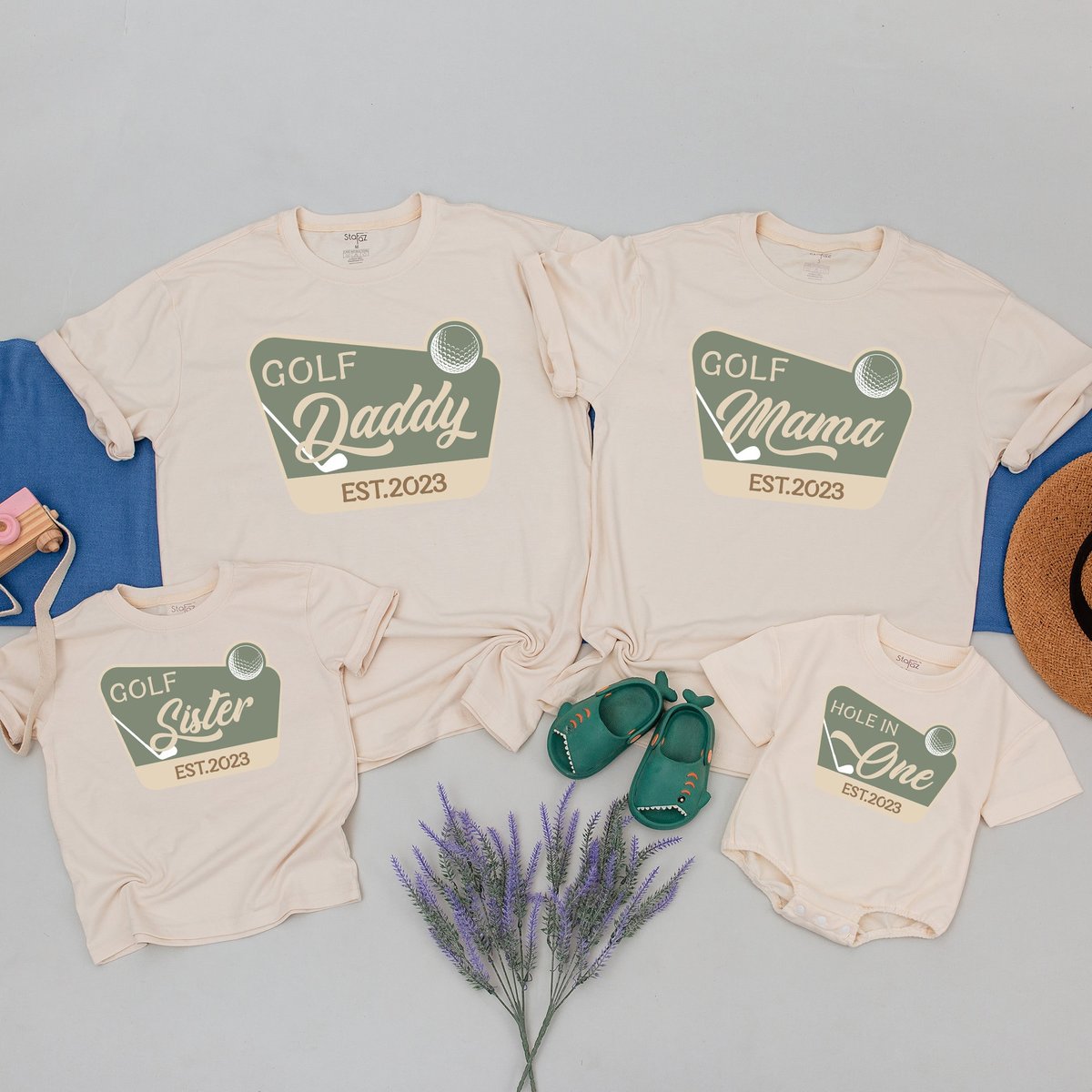 Hole in One Birthday Shirt Matching Family Golf Mom Dad Sister Brother 1st Birthday Outfit Mommy and 166