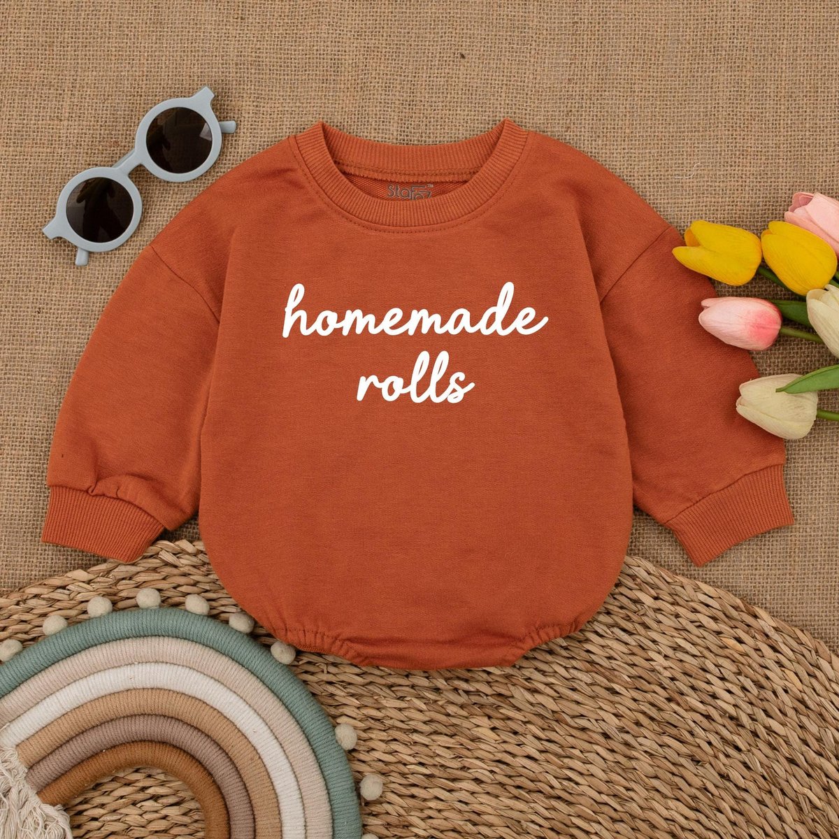 Homemade Rolls Baby Romper My First Thanksgiving Bodysuit Baby Thanksgiving Outfit Thanksgiving Bubb 179