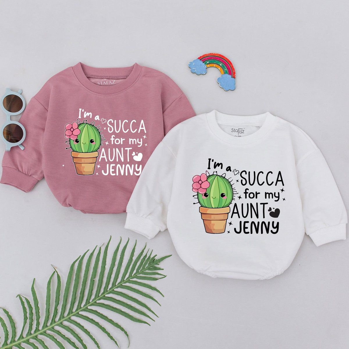 I'm A Succa For My Aunt Romper New Baby Gifts Mother's Day Gift Newborn for Girls Boys New Auntie