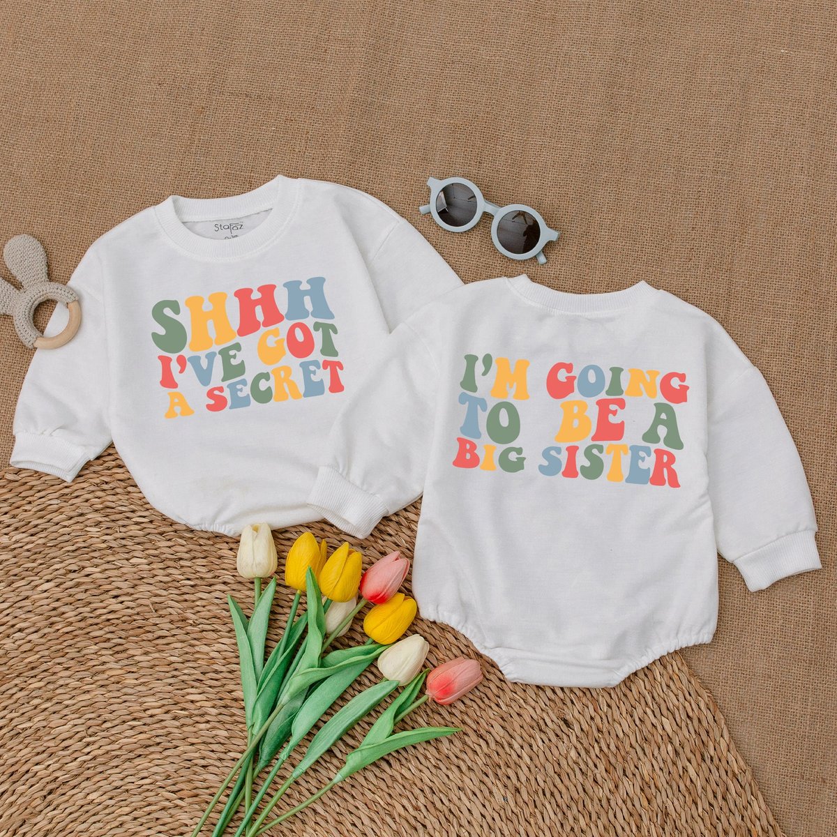 I've Got A Secret I'm Going To Be A Big Sister Romper Big Sister Sweatshirt Big Sis T Shirt Baby G 171