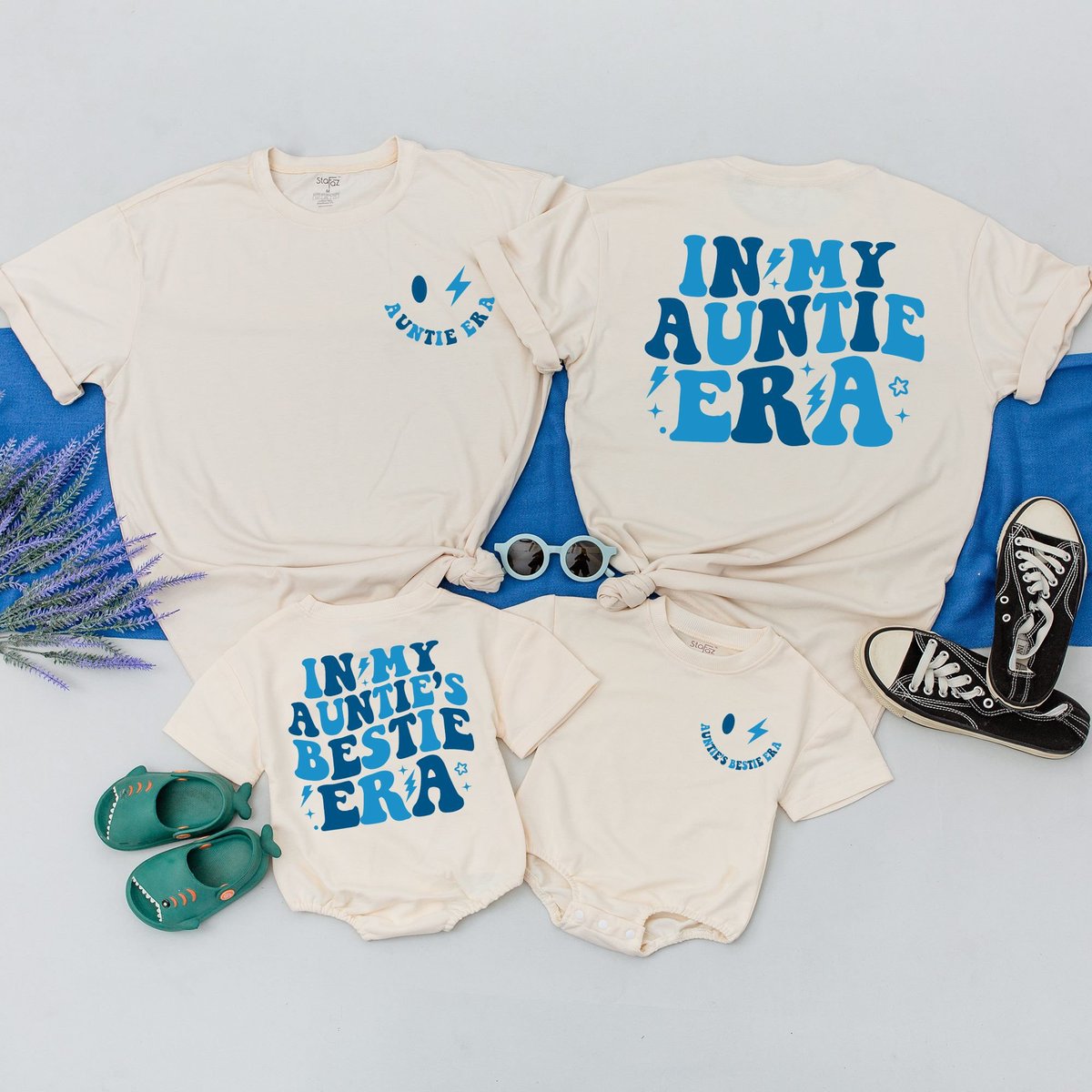 In My Auntie Era Matching Shirt Aunt Birthday Gift Custom Family Gift Aunt and Nephew Shirt Auntie S 171