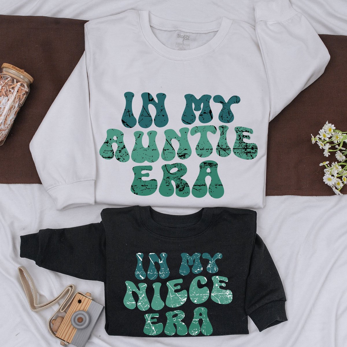 In My Auntie Era Sweatshirt Aunt and Niece Sweatshirt New Aunt Shirt Auntie and Me Matching Sweatshi 164