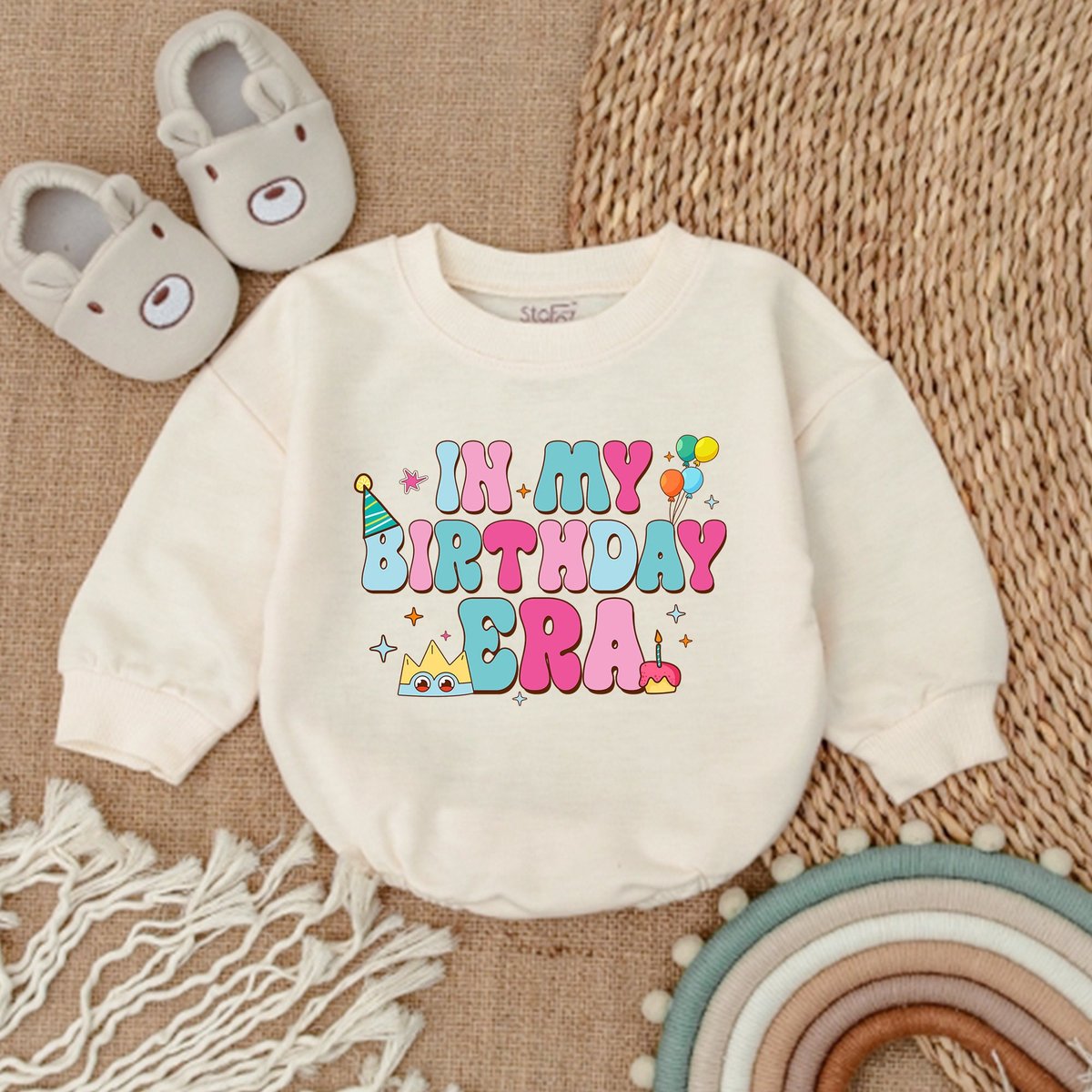 In My Birthday Era Romper Baby Shower Gift Baby Outfit Birthday Gift for Her Newborn Clothes Newborn