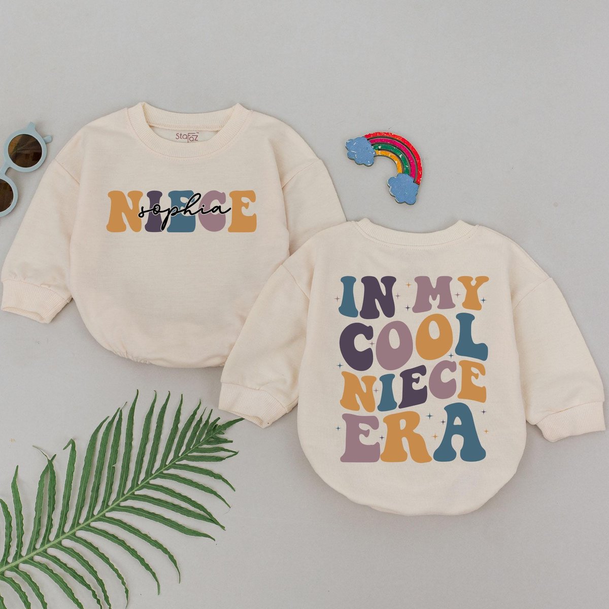 In My Cool Niece Era Romper Newborn Bodysuit Baby Shower Gift First Birthday Outfit New Niece Shirt