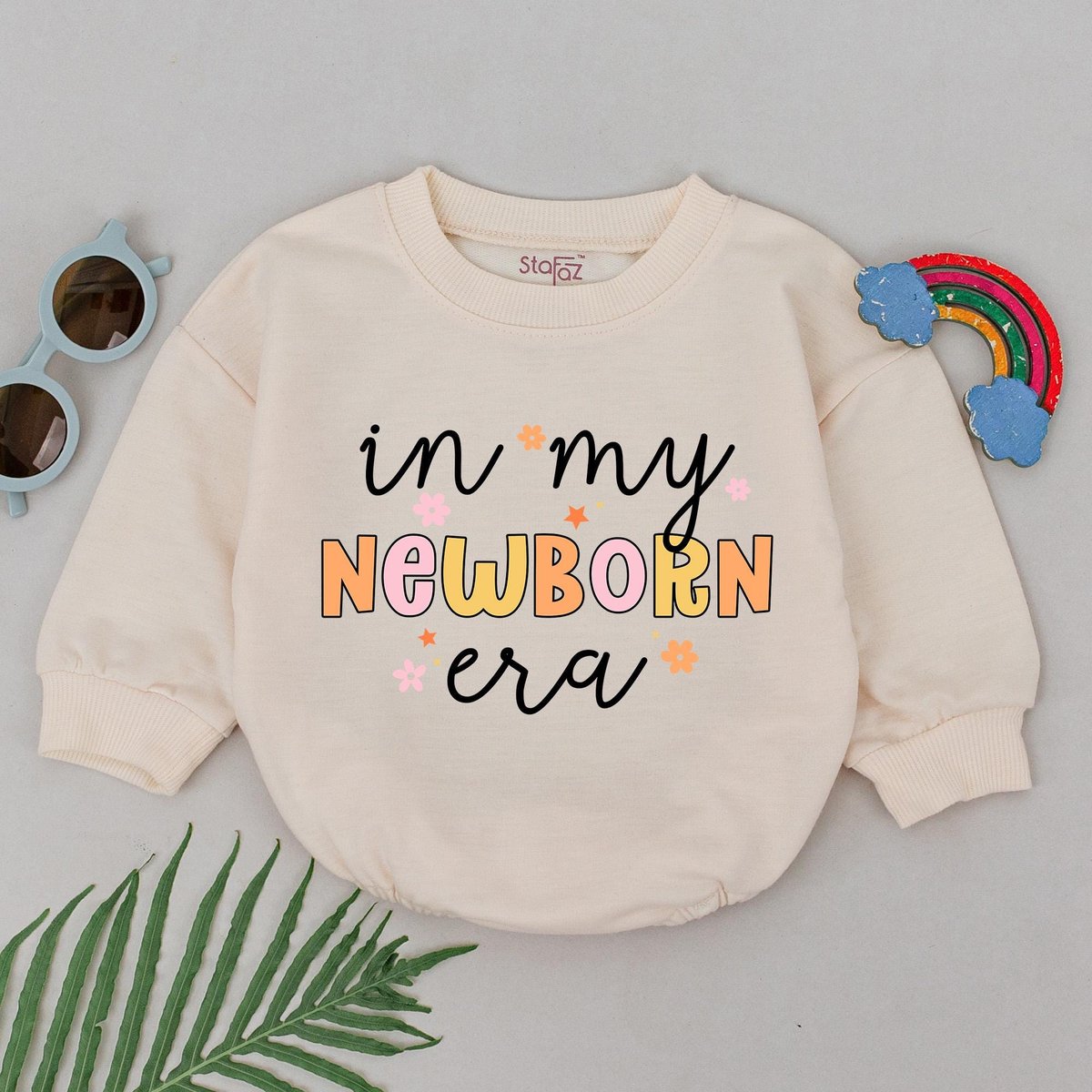 In My Newborn Era Romper Spring Baby Romper New Baby Gift Baby Girl Boy Outfit Natural Baby Outfit N