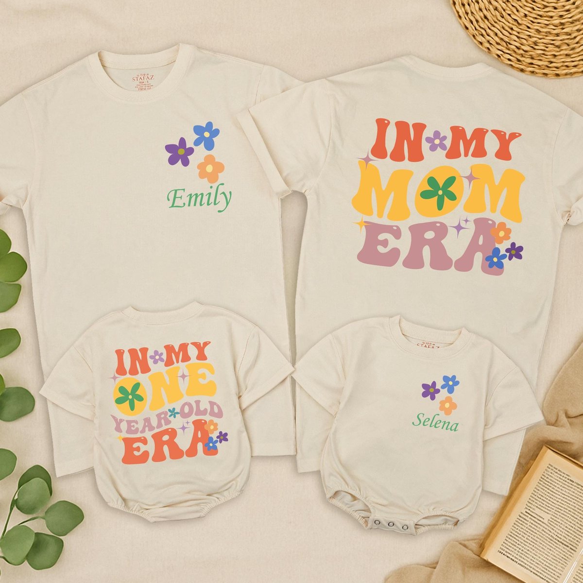 In My One Year Old Era Custom Baby Romper Girls Birthday Shirt Personalized Name 1st Birthday Gift f 435